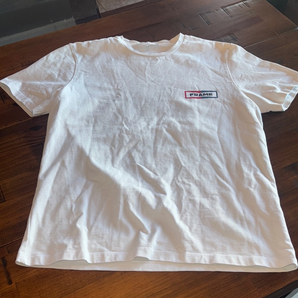 Frame Denim White Men's T-Shirt